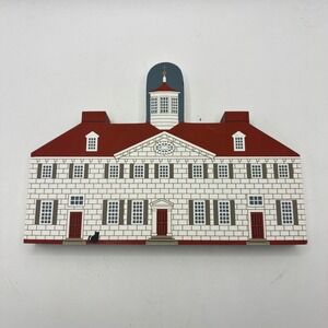 The Cat's Meow Village Mount Vernon West Front Wood Block 1993 George Washington
